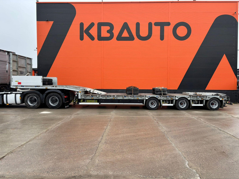 Humbaur HTS30 SCHRAG SAF AXLES / REAR AXLE STEERING - Puspiekabe zema profila platforma: foto 2 Humbaur HTS30 SCHRAG SAF AXLES / REAR AXLE STEERING - Puspiekabe zema profila platforma: foto 2