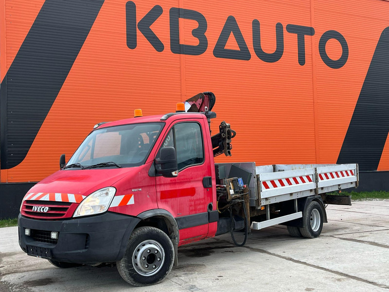 Iveco Daily 65C18 4x2 HMF 683 K2 / PLATFORM L=4256 mm - Automašīna ar kravas platformu: foto 2 Iveco Daily 65C18 4x2 HMF 683 K2 / PLATFORM L=4256 mm - Automašīna ar kravas platformu: foto 2