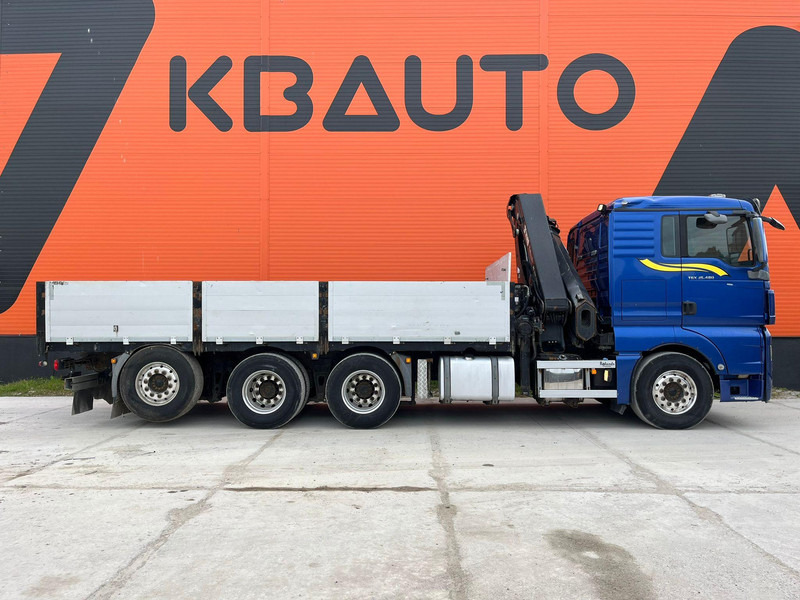 MAN TGX 35.480 8x4*4 HIAB 288E-7 / PLATFORM L=6397 mm - Bortu kravas automašīna/ Platforma, Kravas auto ar manipulatoru: foto 5 MAN TGX 35.480 8x4*4 HIAB 288E-7 / PLATFORM L=6397 mm - Bortu kravas automašīna/ Platforma, Kravas auto ar manipulatoru: foto 5