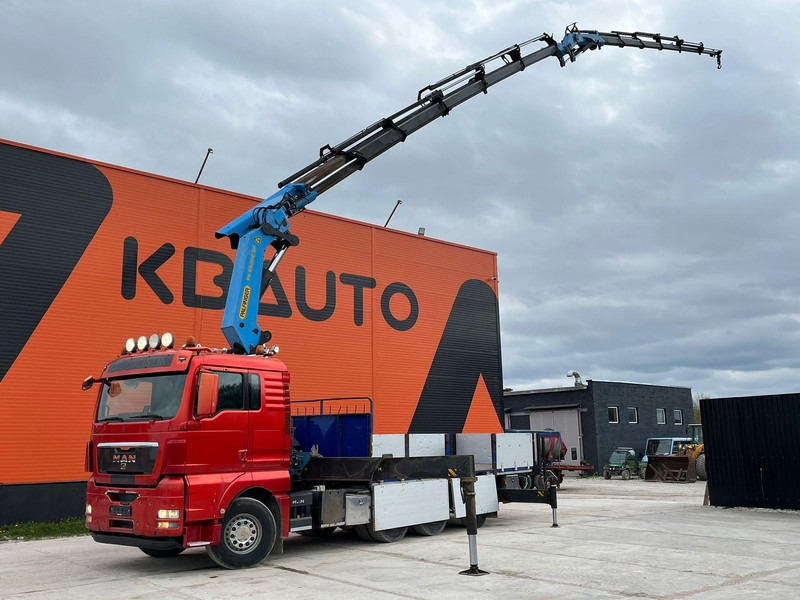 MAN TGX 35.480 8x4*4 PK 65002 + JIB / PLATFORM L=6800 mm - Bortu kravas automašīna/ Platforma, Kravas auto ar manipulatoru: foto 1 MAN TGX 35.480 8x4*4 PK 65002 + JIB / PLATFORM L=6800 mm - Bortu kravas automašīna/ Platforma, Kravas auto ar manipulatoru: foto 1