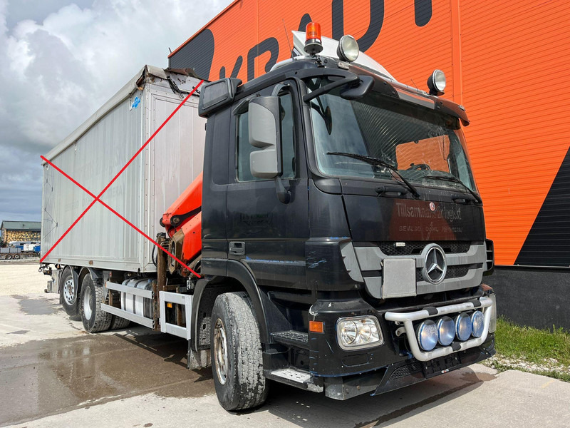 Mercedes-Benz Actros 2536 6x2*4 PK18002 / BOX L=6965 mm - Šasija kravas automašīna, Kravas auto ar manipulatoru: foto 3 Mercedes-Benz Actros 2536 6x2*4 PK18002 / BOX L=6965 mm - Šasija kravas automašīna, Kravas auto ar manipulatoru: foto 3