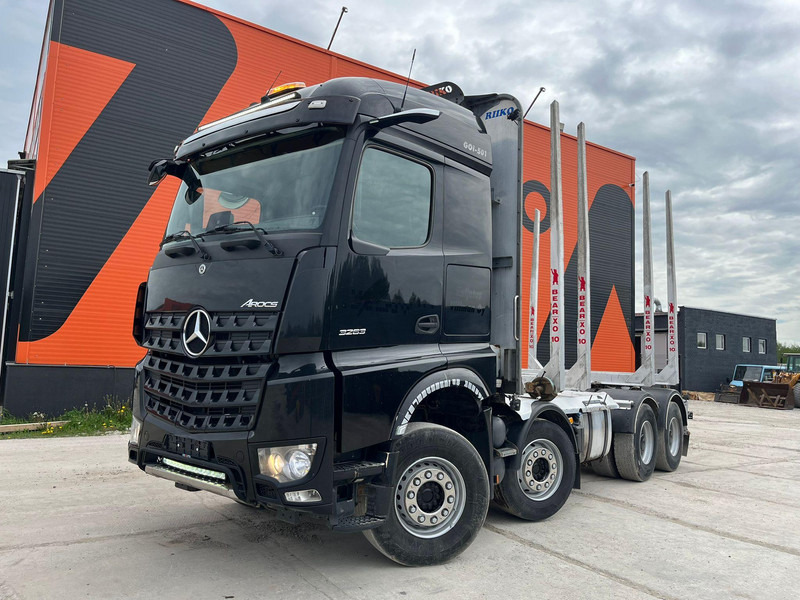Mercedes-Benz Arocs 3263 8x4 FULL STEEL - Kokvedējs, Kravas auto ar manipulatoru: foto 2 Mercedes-Benz Arocs 3263 8x4 FULL STEEL - Kokvedējs, Kravas auto ar manipulatoru: foto 2