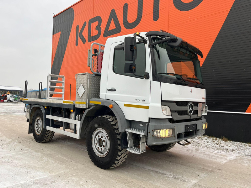 Mercedes-Benz Atego 1018 4x4 ONLY 18844 km ! / FULL STEEL / DRUM BRAKES / PLATFORM L=3500 mm - Bortu kravas automašīna/ Platforma: foto 4 Mercedes-Benz Atego 1018 4x4 ONLY 18844 km ! / FULL STEEL / DRUM BRAKES / PLATFORM L=3500 mm - Bortu kravas automašīna/ Platforma: foto 4