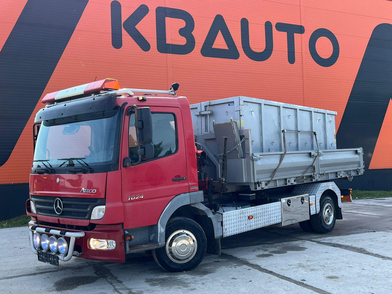 Mercedes-Benz Atego 1024 4x2 PK4100 + WINCH / HOOK LIFT L=3900 mm - Pacēlājs ar āķi, Kravas auto ar manipulatoru: foto 2 Mercedes-Benz Atego 1024 4x2 PK4100 + WINCH / HOOK LIFT L=3900 mm - Pacēlājs ar āķi, Kravas auto ar manipulatoru: foto 2