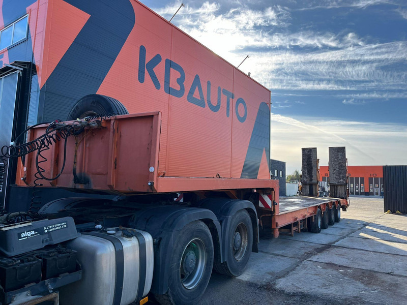 Müller-Mitteltal TS4 HYDRAULIC RAMPS / STEEL SUSPENSION / DRUM BRAKES / PLATFORM L=10790 mm - Puspiekabe zema profila platforma: foto 1 Müller-Mitteltal TS4 HYDRAULIC RAMPS / STEEL SUSPENSION / DRUM BRAKES / PLATFORM L=10790 mm - Puspiekabe zema profila platforma: foto 1