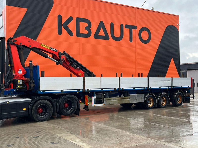 Nordic TRAILER S345 PALFINGER PK23002 / PLATFORM L=12324 mm - Bortu puspiekabe/ Platforma: foto 2 Nordic TRAILER S345 PALFINGER PK23002 / PLATFORM L=12324 mm - Bortu puspiekabe/ Platforma: foto 2