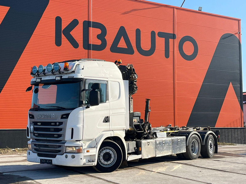 Scania G 420 6x2*4 Hiab 211 EP-5 HIPRO YEAR 2014 / Hiab XR 20T SL51 - Pacēlājs ar āķi, Kravas auto ar manipulatoru: foto 3 Scania G 420 6x2*4 Hiab 211 EP-5 HIPRO YEAR 2014 / Hiab XR 20T SL51 - Pacēlājs ar āķi, Kravas auto ar manipulatoru: foto 3