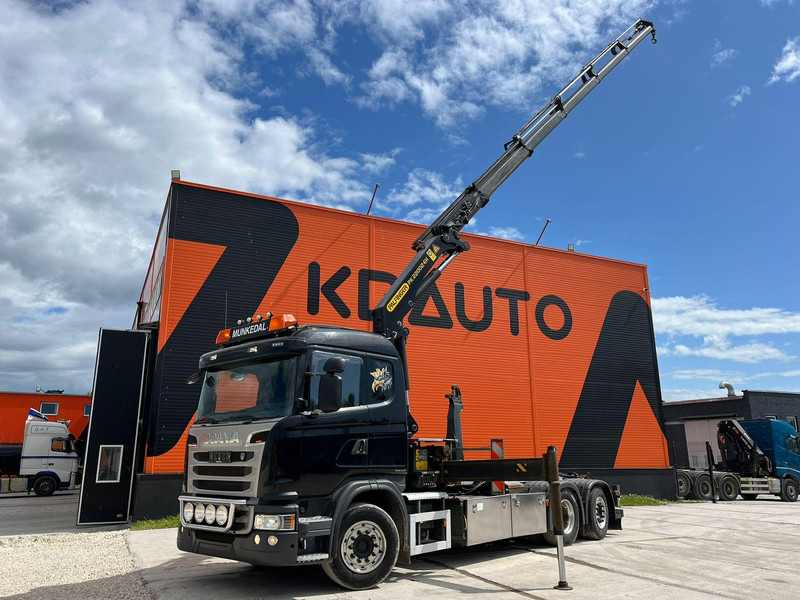 Scania G 440 6x2*4 PK22002 + JIB / PALFINGER 20 ton / L=5000 mm - Pacēlājs ar āķi, Kravas auto ar manipulatoru: foto 1 Scania G 440 6x2*4 PK22002 + JIB / PALFINGER 20 ton / L=5000 mm - Pacēlājs ar āķi, Kravas auto ar manipulatoru: foto 1