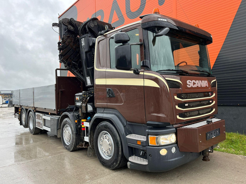 Scania G 450 8x2*6 HIAB 622E-8 + JIB / PLATFORM L=6715 mm - Bortu kravas automašīna/ Platforma, Kravas auto ar manipulatoru: foto 4 Scania G 450 8x2*6 HIAB 622E-8 + JIB / PLATFORM L=6715 mm - Bortu kravas automašīna/ Platforma, Kravas auto ar manipulatoru: foto 4