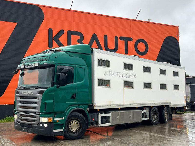 Scania G 480 6x2*4 BOX L=9212 mm / COOLANT LEAKAGE ON 3 RD CYLINDER - Kravas automašīna dzīvnieku pārvadāšanai: foto 1 Scania G 480 6x2*4 BOX L=9212 mm / COOLANT LEAKAGE ON 3 RD CYLINDER - Kravas automašīna dzīvnieku pārvadāšanai: foto 1