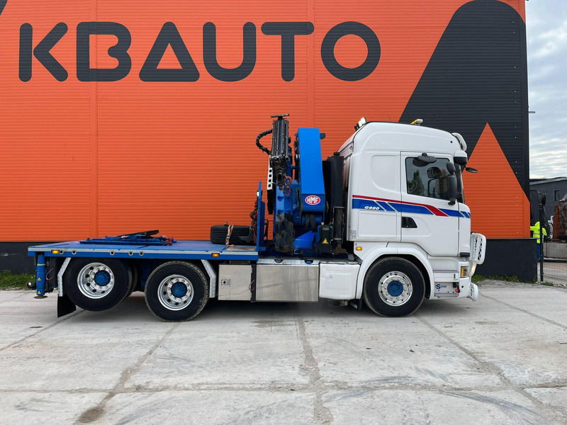 Scania G 490 6x2 HMF 5020 K6 + JIB / RETARDER - Bortu kravas automašīna/ Platforma, Kravas auto ar manipulatoru: foto 5 Scania G 490 6x2 HMF 5020 K6 + JIB / RETARDER - Bortu kravas automašīna/ Platforma, Kravas auto ar manipulatoru: foto 5