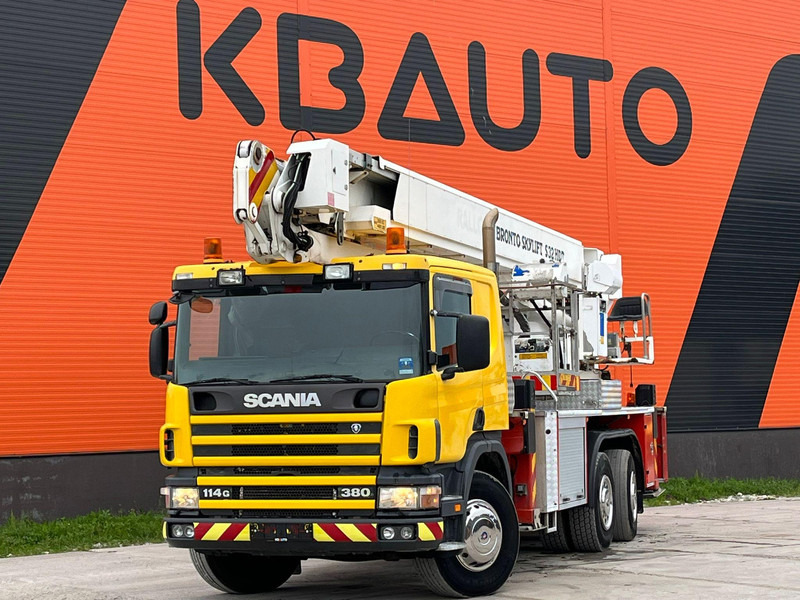 Scania P 114 6x2*4 BRONTO S 32 HDT / 32 meters / 440 kg - Pacēlājs: foto 1 Scania P 114 6x2*4 BRONTO S 32 HDT / 32 meters / 440 kg - Pacēlājs: foto 1