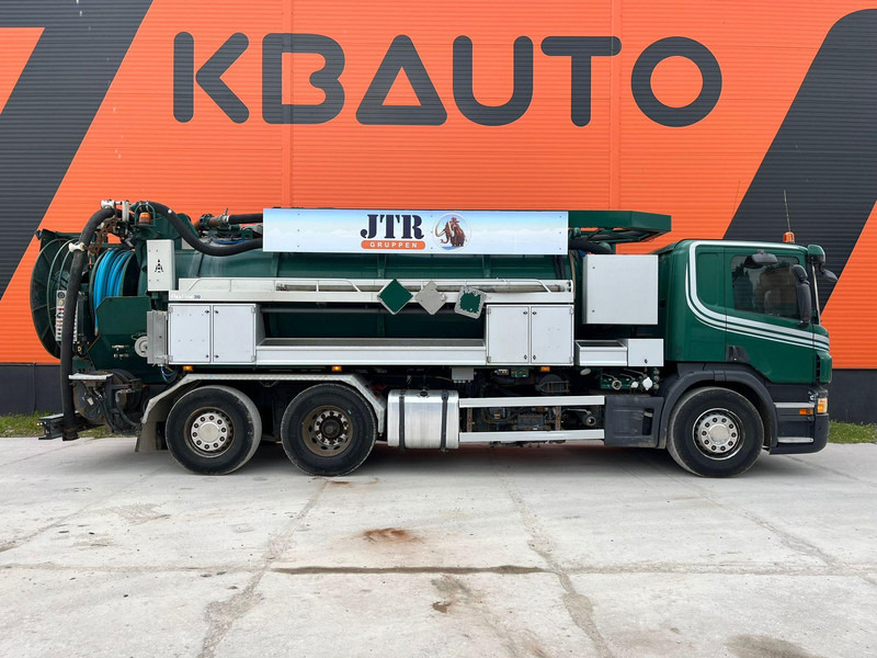 Scania P 360 6x2*4 Larsen A/S TANK 10000 l / VACUUM Vacustar W1300R / PRESSURE Uraca F716 - Asenizācijas mašīna: foto 4 Scania P 360 6x2*4 Larsen A/S TANK 10000 l / VACUUM Vacustar W1300R / PRESSURE Uraca F716 - Asenizācijas mašīna: foto 4