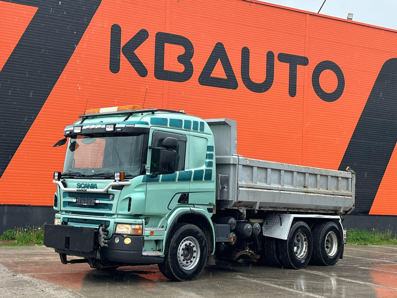 Scania P 420 6x4 UNDERBODY SCRAPER / RETARDER / BOX L=4947 mm - Kravas automašīna pašizgāzējs: foto 1 Scania P 420 6x4 UNDERBODY SCRAPER / RETARDER / BOX L=4947 mm - Kravas automašīna pašizgāzējs: foto 1