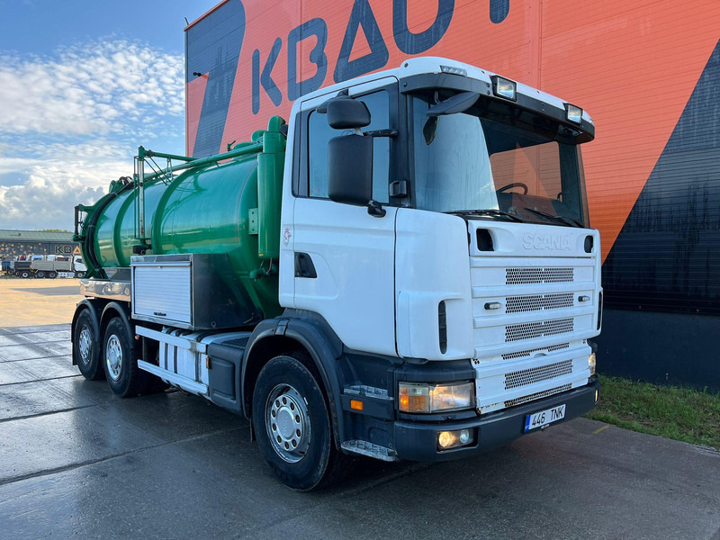 Scania R 124 6x2*4 TANK 1500 I + 13000 l / VACUUM Moro PM200 year 2015 / PRESSURE Pratissoli 500 bar / 200 l/min - Asenizācijas mašīna: foto 2 Scania R 124 6x2*4 TANK 1500 I + 13000 l / VACUUM Moro PM200 year 2015 / PRESSURE Pratissoli 500 bar / 200 l/min - Asenizācijas mašīna: foto 2