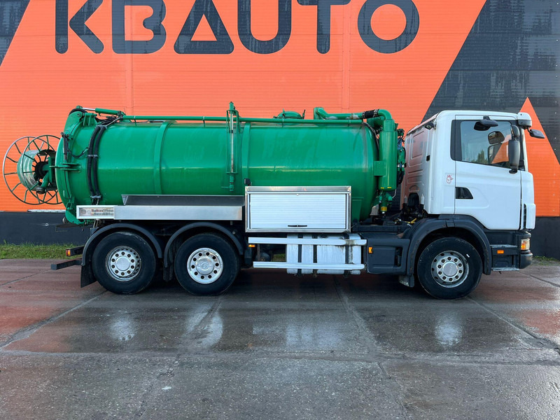 Scania R 124 6x2*4 TANK 1500 I + 13000 l / VACUUM Moro PM200 year 2015 / PRESSURE Pratissoli 500 bar / 200 l/min - Asenizācijas mašīna: foto 3 Scania R 124 6x2*4 TANK 1500 I + 13000 l / VACUUM Moro PM200 year 2015 / PRESSURE Pratissoli 500 bar / 200 l/min - Asenizācijas mašīna: foto 3