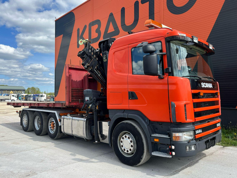 Scania R 144 8x2/4 HIAB 211EP-5 YEAR 2008 / HOOK LIFT L=5400 mm - Pacēlājs ar āķi, Kravas auto ar manipulatoru: foto 4 Scania R 144 8x2/4 HIAB 211EP-5 YEAR 2008 / HOOK LIFT L=5400 mm - Pacēlājs ar āķi, Kravas auto ar manipulatoru: foto 4