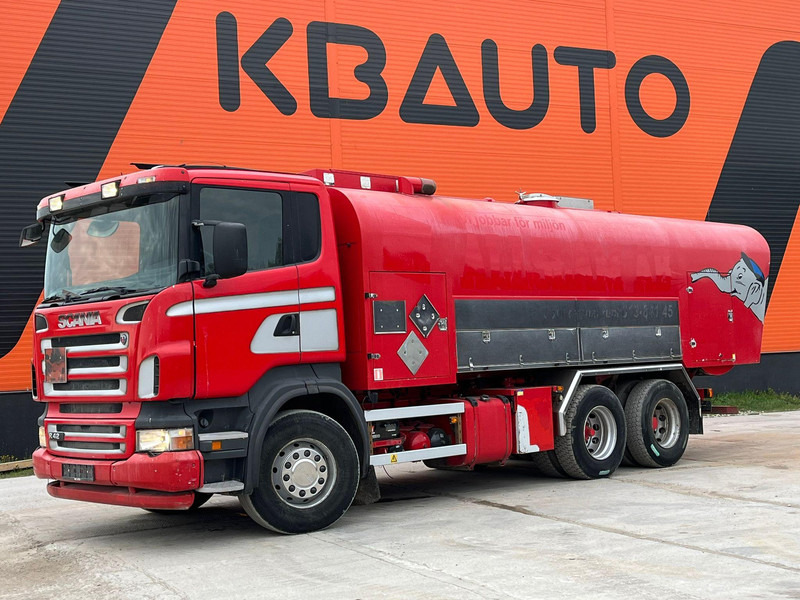 Scania R 420 6x2 ADR / STAINLESS STEEL TANK 9500 l / FULL STEEL SUSPENSION - Autocisterna: foto 1 Scania R 420 6x2 ADR / STAINLESS STEEL TANK 9500 l / FULL STEEL SUSPENSION - Autocisterna: foto 1