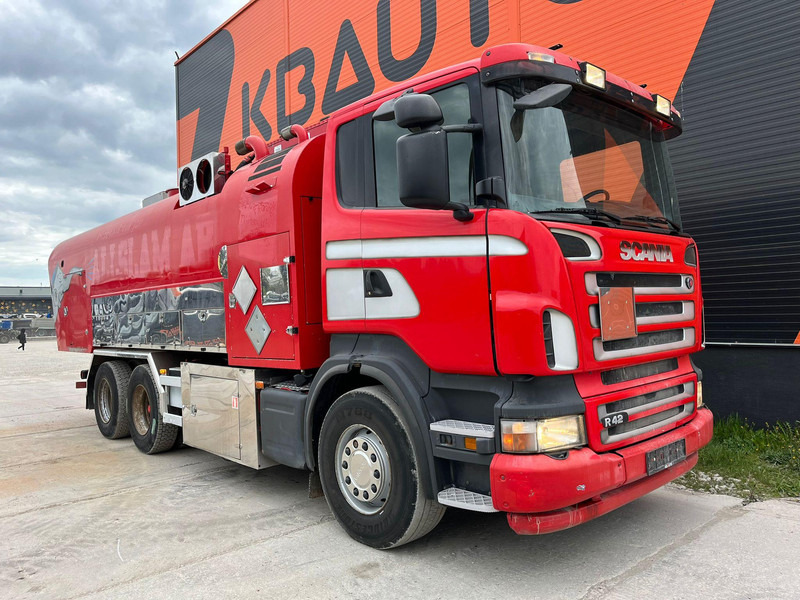 Scania R 420 6x2 ADR / STAINLESS STEEL TANK 9500 l / FULL STEEL SUSPENSION - Autocisterna: foto 4 Scania R 420 6x2 ADR / STAINLESS STEEL TANK 9500 l / FULL STEEL SUSPENSION - Autocisterna: foto 4