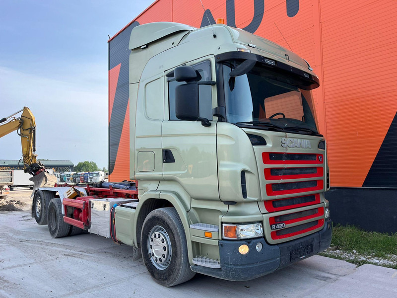 Scania R 420 6x2 PALFINGER T 20 ton / L=5450 mm / RETARDER - Pacēlājs ar āķi: foto 4 Scania R 420 6x2 PALFINGER T 20 ton / L=5450 mm / RETARDER - Pacēlājs ar āķi: foto 4