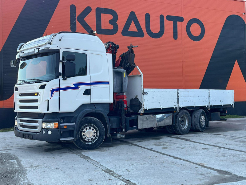 Scania R 440 6x2*4 FASSI F260XP / PLATFORM L=6760 mm - Bortu kravas automašīna/ Platforma, Kravas auto ar manipulatoru: foto 2 Scania R 440 6x2*4 FASSI F260XP / PLATFORM L=6760 mm - Bortu kravas automašīna/ Platforma, Kravas auto ar manipulatoru: foto 2