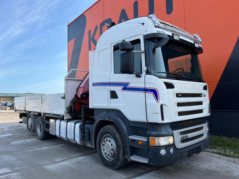 Scania R 440 6x2*4 FASSI F260XP / PLATFORM L=6760 mm - Bortu kravas automašīna/ Platforma, Kravas auto ar manipulatoru: foto 4 Scania R 440 6x2*4 FASSI F260XP / PLATFORM L=6760 mm - Bortu kravas automašīna/ Platforma, Kravas auto ar manipulatoru: foto 4