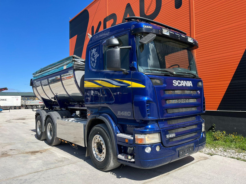 Scania R 480 6x4 RETARDER / FULL STEEL / BIG AXLES / BOX L=4635 mm - Kravas automašīna pašizgāzējs: foto 4 Scania R 480 6x4 RETARDER / FULL STEEL / BIG AXLES / BOX L=4635 mm - Kravas automašīna pašizgāzējs: foto 4