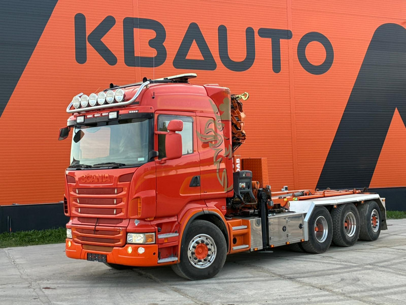 Scania R 480 8X4*4 HIAB 288E-6 HIPRO / HOOK LIFT JOAB L 17 ton L=5200 mm - Pacēlājs ar āķi, Kravas auto ar manipulatoru: foto 2 Scania R 480 8X4*4 HIAB 288E-6 HIPRO / HOOK LIFT JOAB L 17 ton L=5200 mm - Pacēlājs ar āķi, Kravas auto ar manipulatoru: foto 2