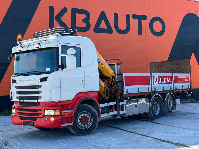Scania R 500 6x2*4 EFFER 255/6S / PLATFORM L=6620 mm - Bortu kravas automašīna/ Platforma, Kravas auto ar manipulatoru: foto 2 Scania R 500 6x2*4 EFFER 255/6S / PLATFORM L=6620 mm - Bortu kravas automašīna/ Platforma, Kravas auto ar manipulatoru: foto 2