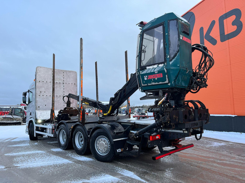 Kokvedējs, Kravas auto ar manipulatoru pārvadāšana koksnes Scania R 520 8x4*4 RETARDER: foto 8