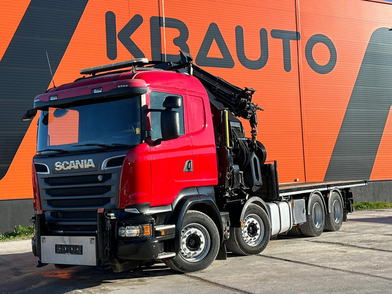 Scania R 520 8x4 COMBI / HIAB 1058E-8 + JIB / PLATFORM L=6269 mm - Bortu kravas automašīna/ Platforma, Kravas auto ar manipulatoru: foto 2 Scania R 520 8x4 COMBI / HIAB 1058E-8 + JIB / PLATFORM L=6269 mm - Bortu kravas automašīna/ Platforma, Kravas auto ar manipulatoru: foto 2