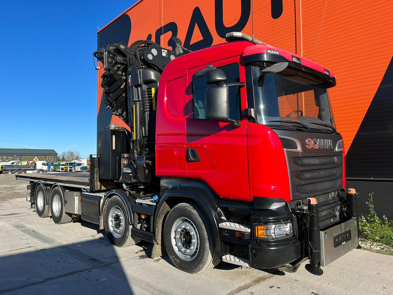 Scania R 520 8x4 COMBI / HIAB 1058E-8 + JIB / PLATFORM L=6269 mm - Bortu kravas automašīna/ Platforma, Kravas auto ar manipulatoru: foto 4 Scania R 520 8x4 COMBI / HIAB 1058E-8 + JIB / PLATFORM L=6269 mm - Bortu kravas automašīna/ Platforma, Kravas auto ar manipulatoru: foto 4