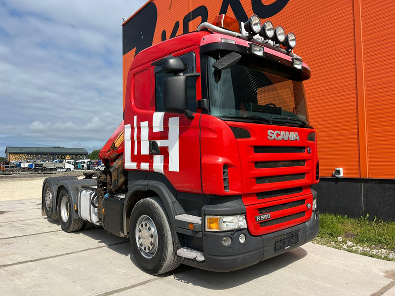 Scania R 560 6x2 HMF2220 K4 / RETARDER - Bortu kravas automašīna/ Platforma, Kravas auto ar manipulatoru: foto 4 Scania R 560 6x2 HMF2220 K4 / RETARDER - Bortu kravas automašīna/ Platforma, Kravas auto ar manipulatoru: foto 4