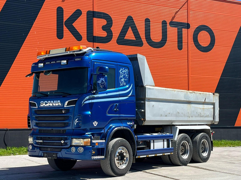 Scania R 560 6x4 RETARDER / FULL STEEL / BIG AXLES / BOX L=4563 mm - Kravas automašīna pašizgāzējs: foto 1 Scania R 560 6x4 RETARDER / FULL STEEL / BIG AXLES / BOX L=4563 mm - Kravas automašīna pašizgāzējs: foto 1