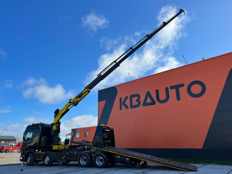 Bortu kravas automašīna/ Platforma, Kravas auto ar manipulatoru Scania R 560 8x4 PK 34002 / WINCH / FALCOM FAS 12000 / PLATFORM L=6564 mm: foto 7 Bortu kravas automašīna/ Platforma, Kravas auto ar manipulatoru Scania R 560 8x4 PK 34002 / WINCH / FALCOM FAS 12000 / PLATFORM L=6564 mm: foto 7