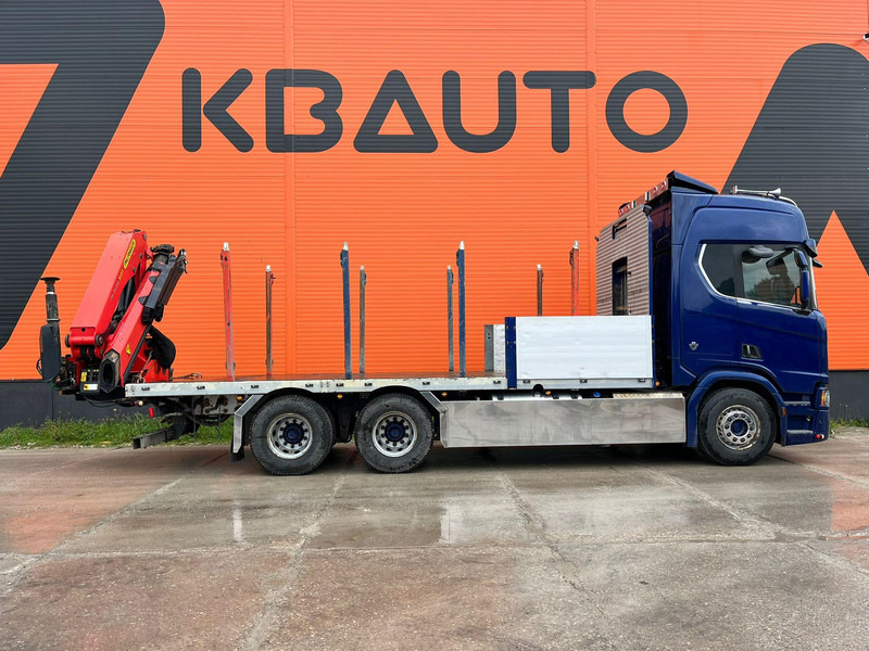 Scania R 650 6x4 PK24001 / PLATFORM L=6800 mm - Bortu kravas automašīna/ Platforma, Kravas auto ar manipulatoru: foto 5 Scania R 650 6x4 PK24001 / PLATFORM L=6800 mm - Bortu kravas automašīna/ Platforma, Kravas auto ar manipulatoru: foto 5