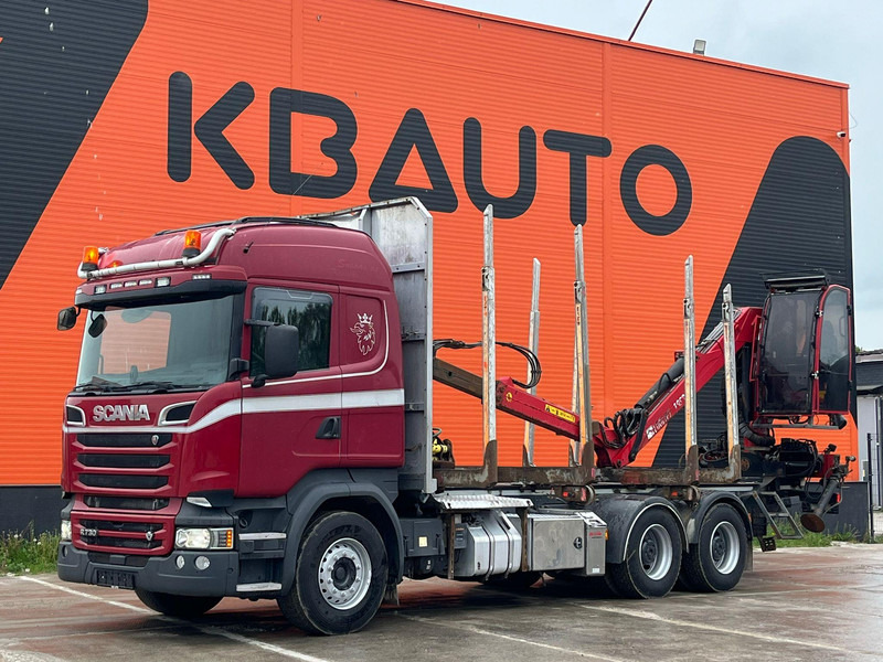 Scania R 730 6x4 RETARDER / BIG AXLES - Kokvedējs, Kravas auto ar manipulatoru: foto 2 Scania R 730 6x4 RETARDER / BIG AXLES - Kokvedējs, Kravas auto ar manipulatoru: foto 2