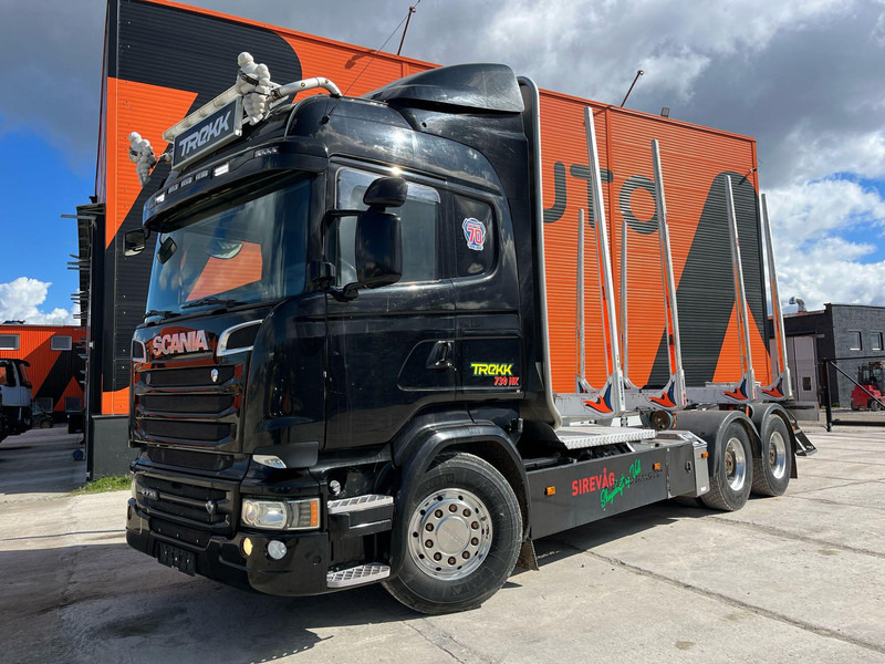 Scania R 730 6x4 RETARDER - Kokvedējs, Kravas auto ar manipulatoru: foto 2 Scania R 730 6x4 RETARDER - Kokvedējs, Kravas auto ar manipulatoru: foto 2