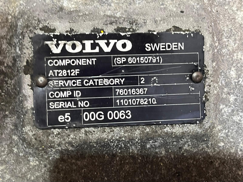 Pārnesumkārba - Kravas automašīna Volvo AT2812F 60150791 LOW MILEAGE: foto 6
