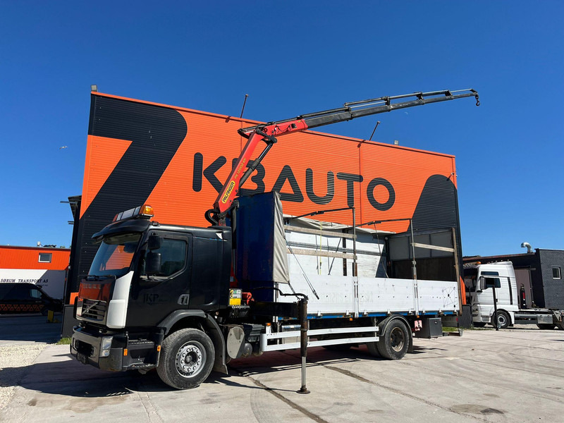 Volvo FE 280 4x2 PK12002 / PLATFORM L=7094 mm - Bortu kravas automašīna/ Platforma, Kravas auto ar manipulatoru: foto 1 Volvo FE 280 4x2 PK12002 / PLATFORM L=7094 mm - Bortu kravas automašīna/ Platforma, Kravas auto ar manipulatoru: foto 1