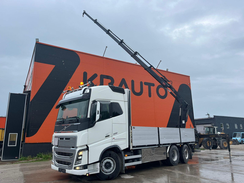 Volvo FH 16 600 6x2*4 HIAB 166E-5 HIPRO / PLATFORM L=6309 mm - Bortu kravas automašīna/ Platforma, Kravas auto ar manipulatoru: foto 1 Volvo FH 16 600 6x2*4 HIAB 166E-5 HIPRO / PLATFORM L=6309 mm - Bortu kravas automašīna/ Platforma, Kravas auto ar manipulatoru: foto 1