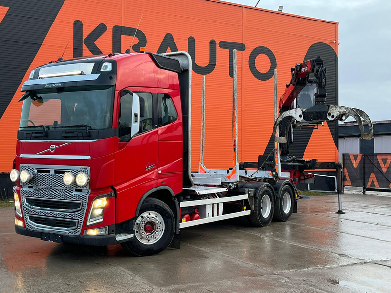 Volvo FH 16 650 6x4 PALFINGER M12L97 - Kokvedējs, Kravas auto ar manipulatoru: foto 1 Volvo FH 16 650 6x4 PALFINGER M12L97 - Kokvedējs, Kravas auto ar manipulatoru: foto 1