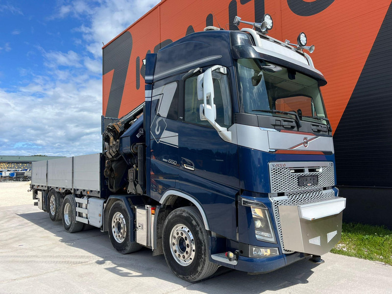 Volvo FH 16 650 8x2*6 HMF 6020K-RC + JIB / PLATFORM L=6344 mm - Bortu kravas automašīna/ Platforma, Kravas auto ar manipulatoru: foto 4 Volvo FH 16 650 8x2*6 HMF 6020K-RC + JIB / PLATFORM L=6344 mm - Bortu kravas automašīna/ Platforma, Kravas auto ar manipulatoru: foto 4