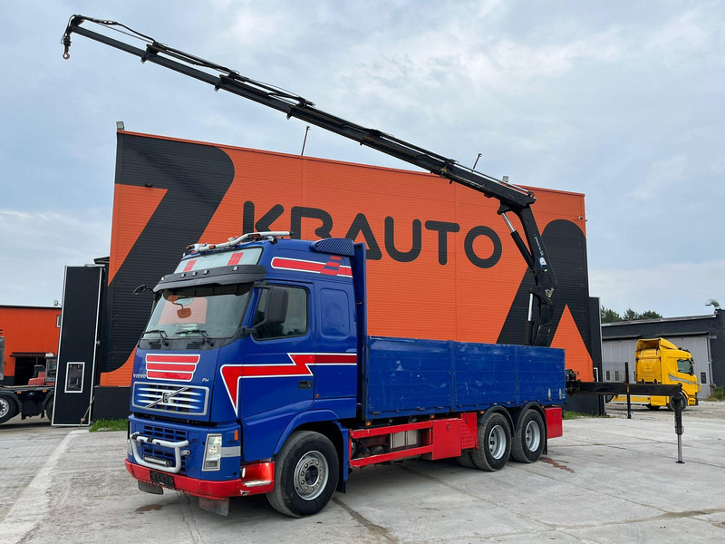 Volvo FH 480 6x4 HMF 2420-K5 YEAR 2011 / PLATFORM L=6403 mm - Bortu kravas automašīna/ Platforma, Kravas auto ar manipulatoru: foto 1 Volvo FH 480 6x4 HMF 2420-K5 YEAR 2011 / PLATFORM L=6403 mm - Bortu kravas automašīna/ Platforma, Kravas auto ar manipulatoru: foto 1