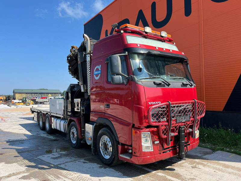 Volvo FH 480 8x4 HIAB 1055E-8 / WINCH / PLATFORM L=6928 mm - Bortu kravas automašīna/ Platforma, Kravas auto ar manipulatoru: foto 4 Volvo FH 480 8x4 HIAB 1055E-8 / WINCH / PLATFORM L=6928 mm - Bortu kravas automašīna/ Platforma, Kravas auto ar manipulatoru: foto 4