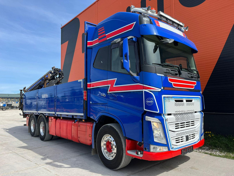 Volvo FH 540 6x4 PK26002 + JIB / PLATFORM L=6424 mm - Bortu kravas automašīna/ Platforma, Kravas auto ar manipulatoru: foto 4 Volvo FH 540 6x4 PK26002 + JIB / PLATFORM L=6424 mm - Bortu kravas automašīna/ Platforma, Kravas auto ar manipulatoru: foto 4