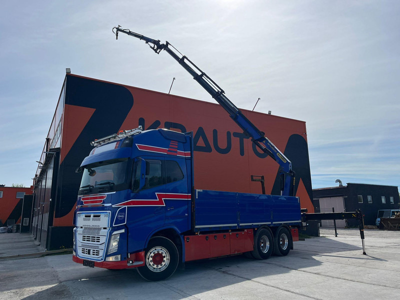 Volvo FH 540 6x4 PK26002 + JIB / PLATFORM L=6424 mm - Bortu kravas automašīna/ Platforma, Kravas auto ar manipulatoru: foto 1 Volvo FH 540 6x4 PK26002 + JIB / PLATFORM L=6424 mm - Bortu kravas automašīna/ Platforma, Kravas auto ar manipulatoru: foto 1