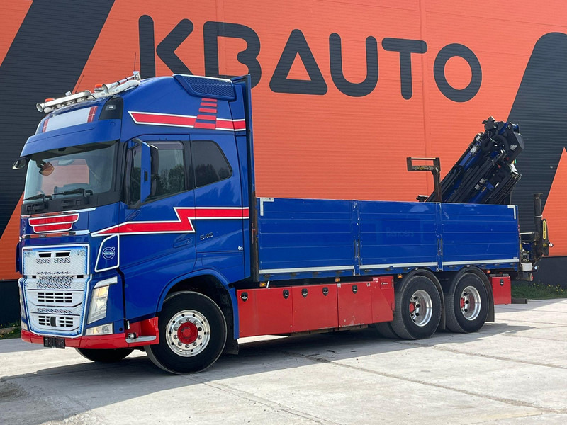 Volvo FH 540 6x4 PK26002 + JIB / PLATFORM L=6424 mm - Bortu kravas automašīna/ Platforma, Kravas auto ar manipulatoru: foto 2 Volvo FH 540 6x4 PK26002 + JIB / PLATFORM L=6424 mm - Bortu kravas automašīna/ Platforma, Kravas auto ar manipulatoru: foto 2