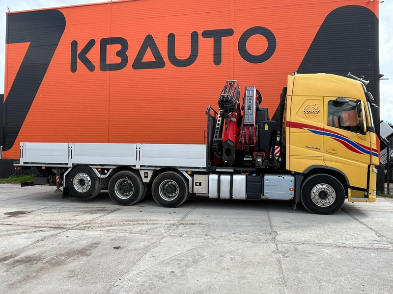 Volvo FH 540 8x4*4 FASSI F710RA2.26 + JIB / PLATFORM L=6314 mm - Bortu kravas automašīna/ Platforma, Kravas auto ar manipulatoru: foto 4 Volvo FH 540 8x4*4 FASSI F710RA2.26 + JIB / PLATFORM L=6314 mm - Bortu kravas automašīna/ Platforma, Kravas auto ar manipulatoru: foto 4