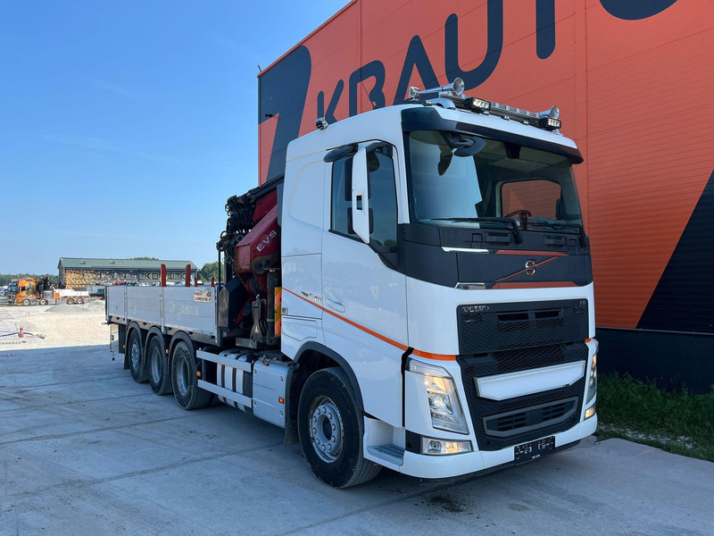 Volvo FH 540 8x4*4 HMF5020K-6 + JIB + WINCH / PLATFORM L=6508 mm - Bortu kravas automašīna/ Platforma, Kravas auto ar manipulatoru: foto 4 Volvo FH 540 8x4*4 HMF5020K-6 + JIB + WINCH / PLATFORM L=6508 mm - Bortu kravas automašīna/ Platforma, Kravas auto ar manipulatoru: foto 4